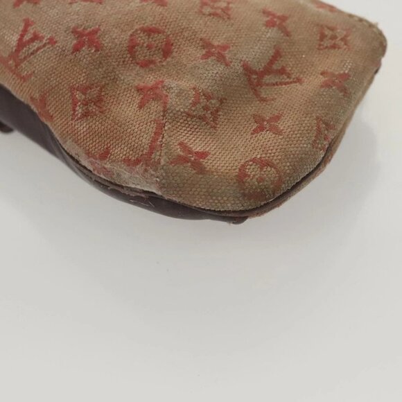 LOUIS VUITTON Monogram Mini Ansophie Pouch Red M92696 LV Auth 121201 - Picture 9 of 16